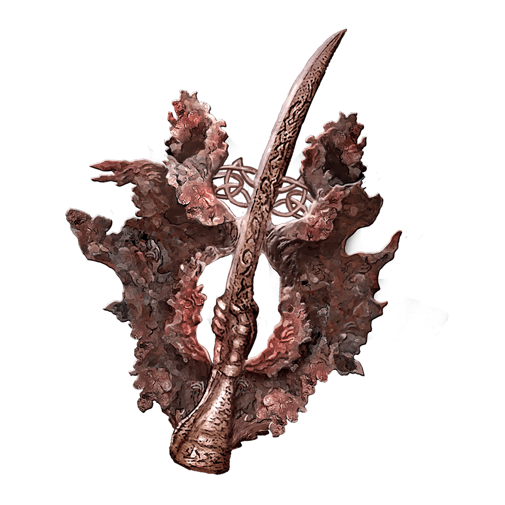 Rotten Winged Sword Insignia talisman from Elden Ring