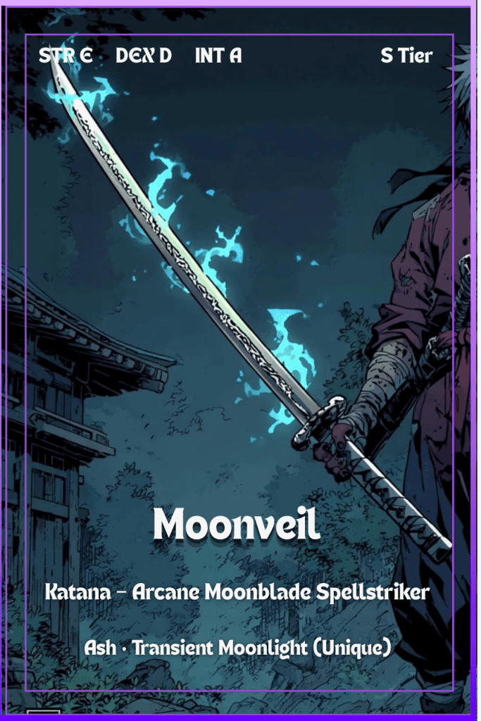 Moonveil Katana from Elden Ring