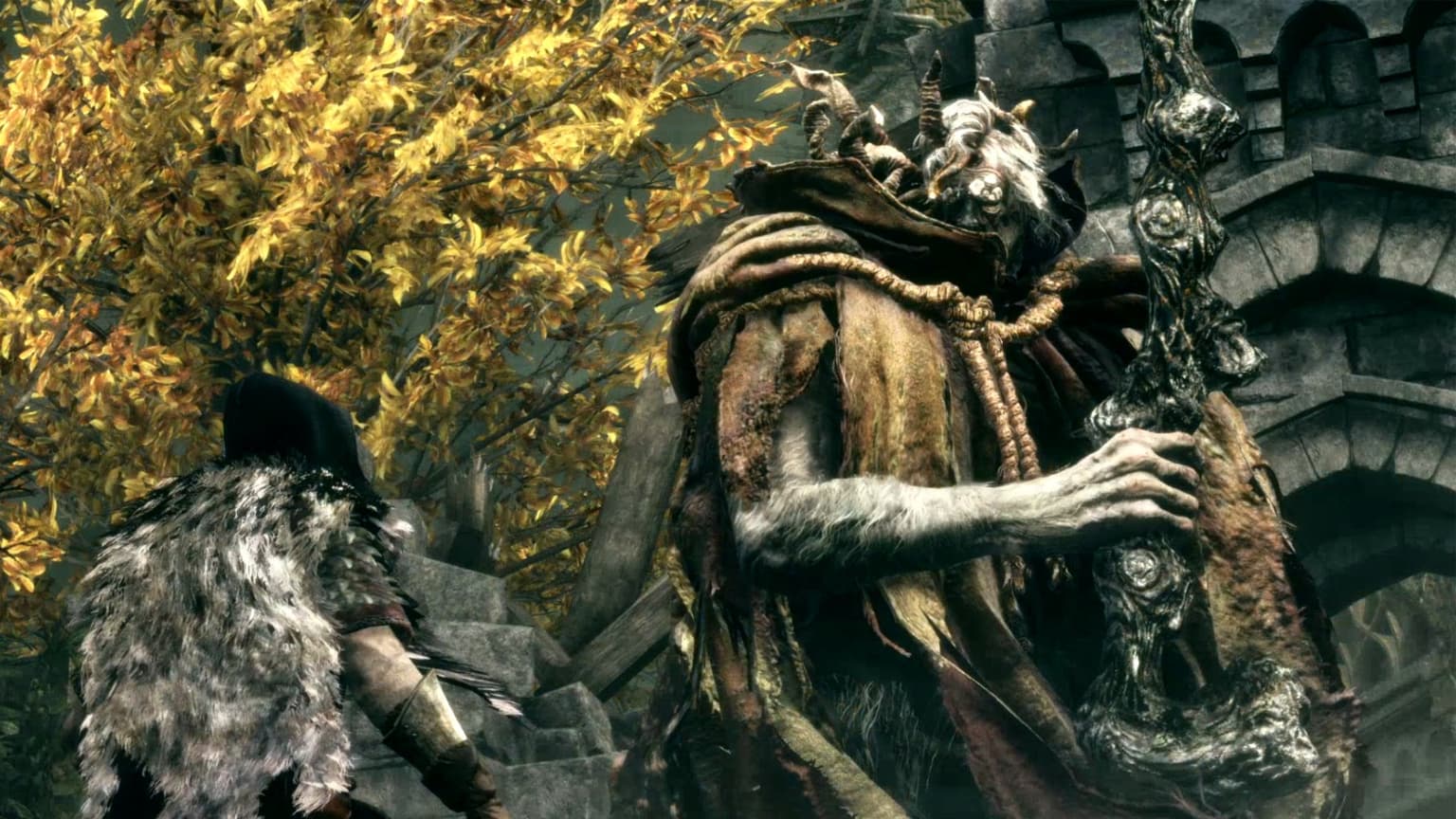 Margit the Fell Omen boss fight in Stormveil Castle Elden Ring