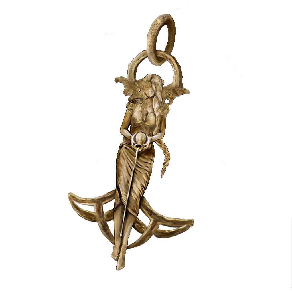 Erdtree's Favor talisman representing balanced stats from Elden Ring